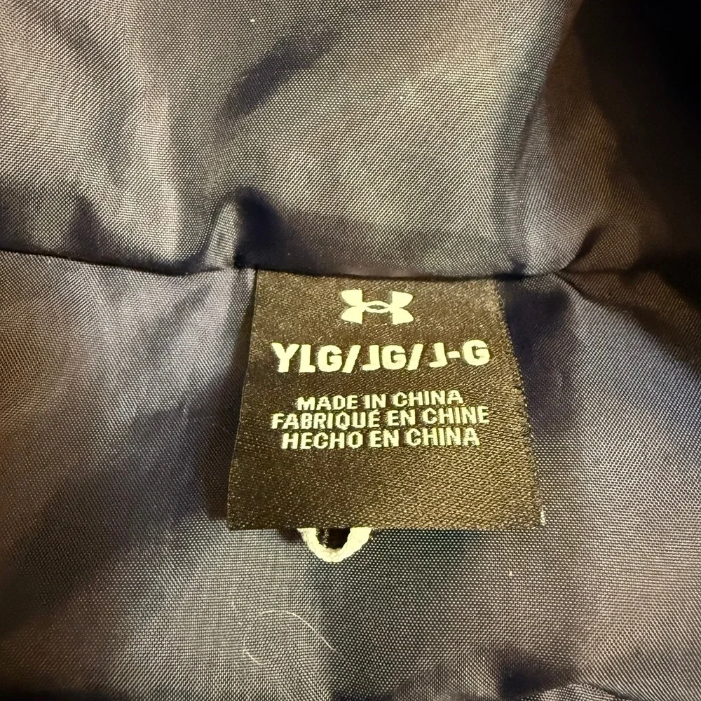 Under Armour Youth Boy's Blue Print‎ Pronto Puffer Jacket youth large